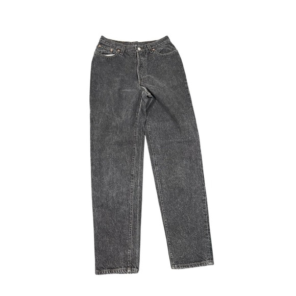 Levi's Denim - Vintage 1981 Levis 17501-0658 High Rise Jeans Women 13M 28X32 Black USA 80s